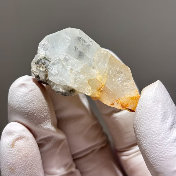 Petite Xuebaoding aquamarine A — alternate view