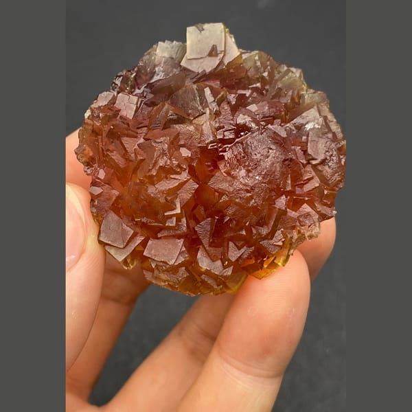 Large green fluorite cluster from Henan — alternate view