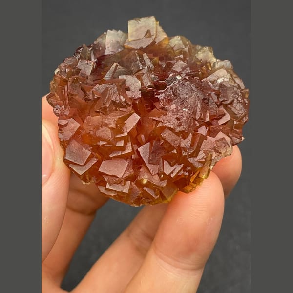 Large green fluorite cluster from Henan — alternate view