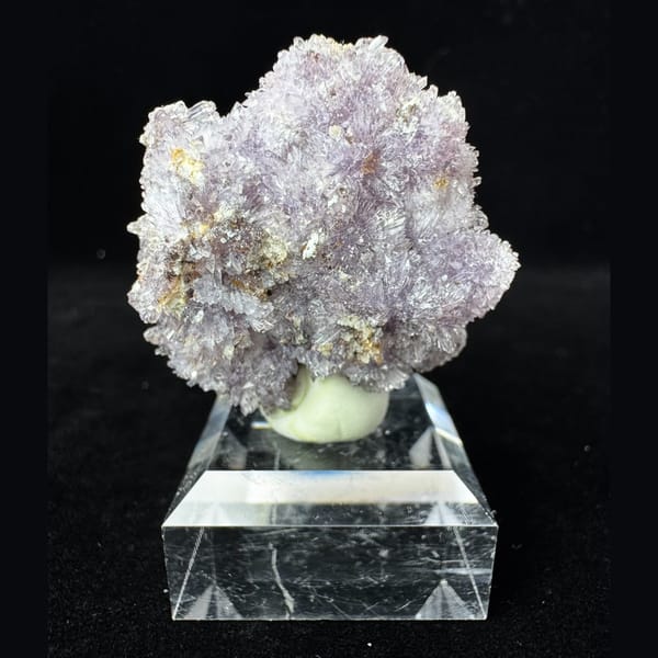 Purple Creedite Cluster 4.0 cm — complete view