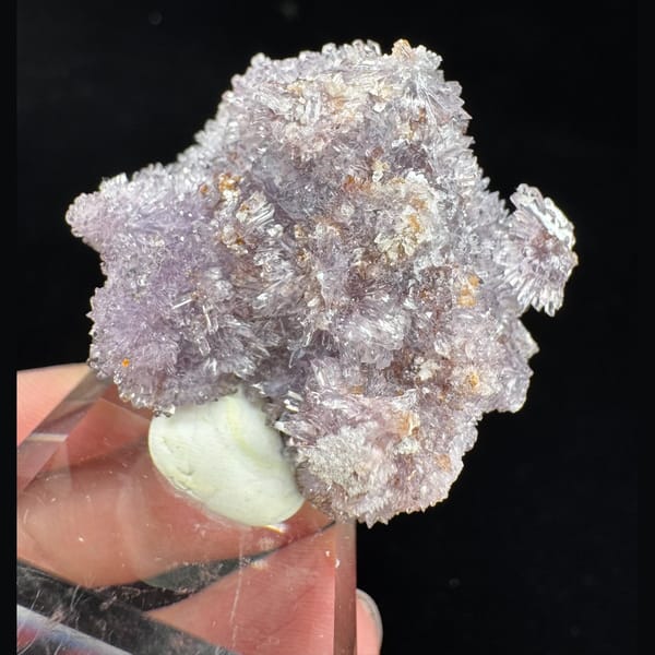 Purple Creedite Cluster 4.0 cm — detail view
