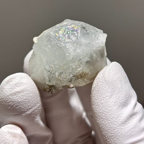 Petite Xuebaoding aquamarine C — complete view