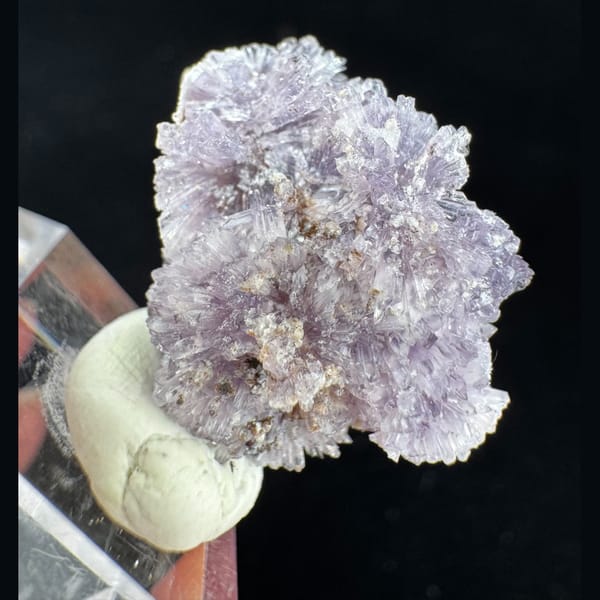 Translucent Purple Creedite Flower Guizhou 3.0 cm — alternate view