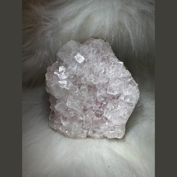 Pink Calcite Cluster India 9.0 cm — alternate view