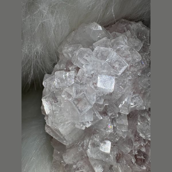 Pink Calcite Cluster India 9.0 cm — alternate view