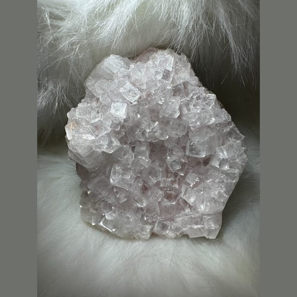 Pink Calcite Cluster India 9.0 cm — detail view