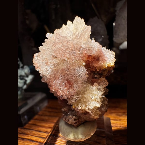 Pink-White Creedite Flower Guizhou 4.0 cm — alternate view
