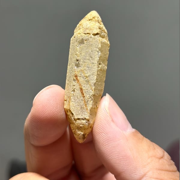 Face-nicked old-skin etched DT Yunnan — complete view