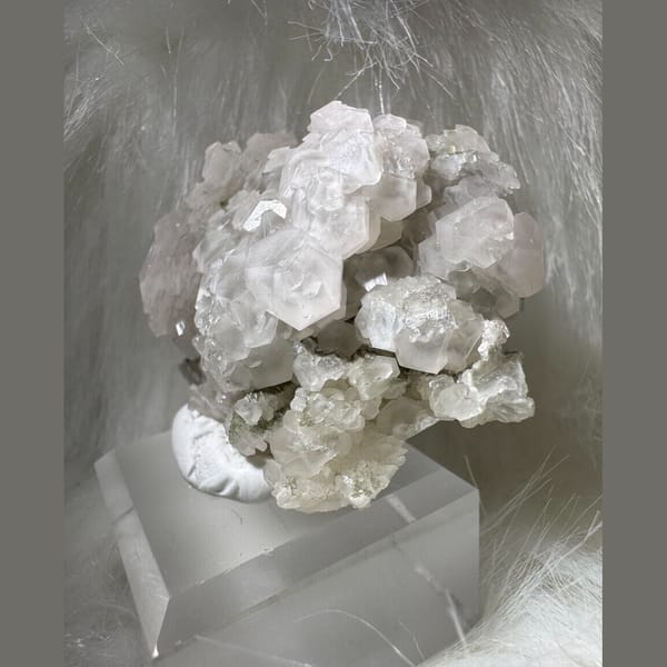 Petal Calcite Cluster Inner Mongolia 5.0 cm — detail view