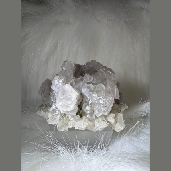 Petal Calcite Cluster Inner Mongolia 5.0 cm — detail view