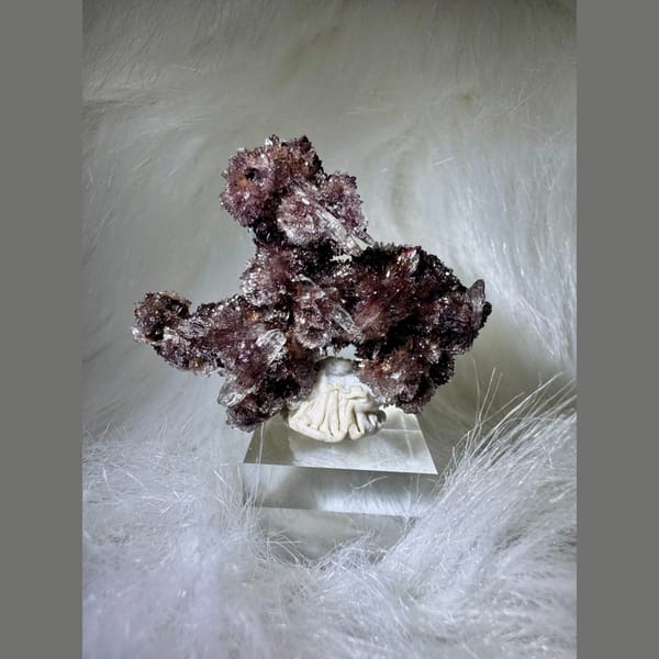 Brown Creedite Cluster 5.0 cm — complete view
