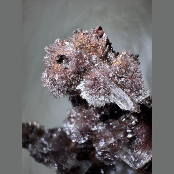 Brown Creedite Cluster 5.0 cm — detail view