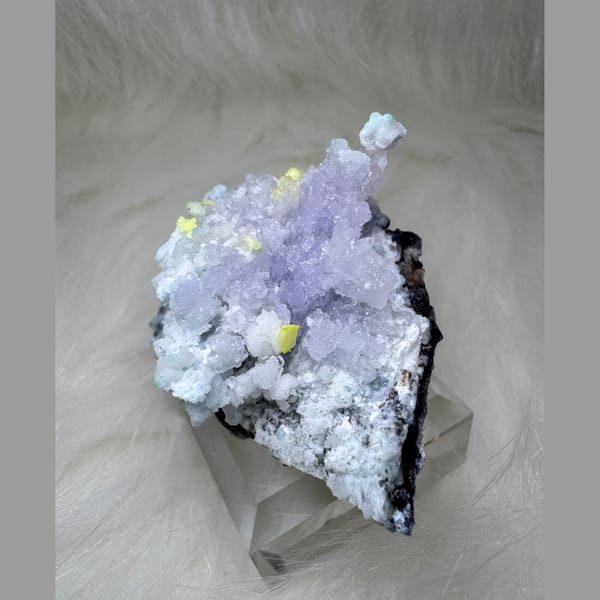 Gypsum with Carlhintzeite 5.0 cm — alternate view