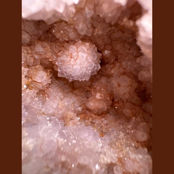 Pink Crystal Geode 5.0 cm — alternate view