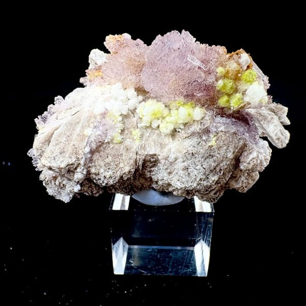 Creedite with Carlhintzeite 4.3 cm — complete view