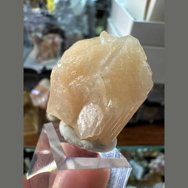 Small Apophyllite with Zeolite India 3.0 cm — detail view