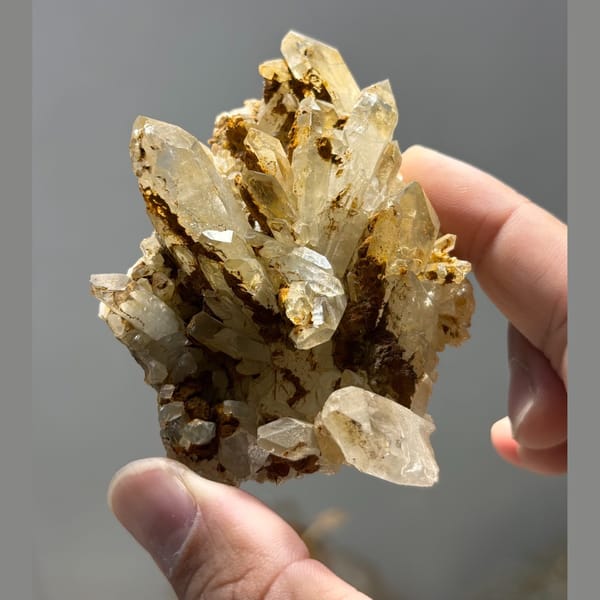 Quartz Crystal Group Tibet 7.6 cm — alternate view