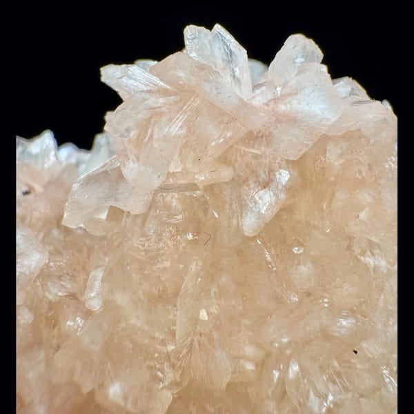 Pale Yellow Zeolite with Apophyllite India 9.0 cm — alternate view