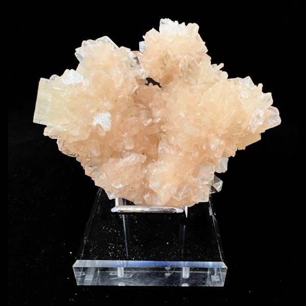 Cream Calcite Flower Cluster 7.0 cm — complete view
