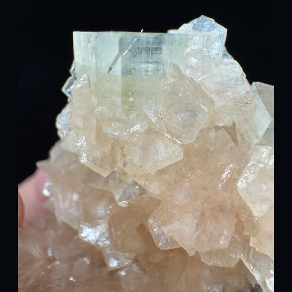 Cream Calcite Flower Cluster 7.0 cm — alternate view