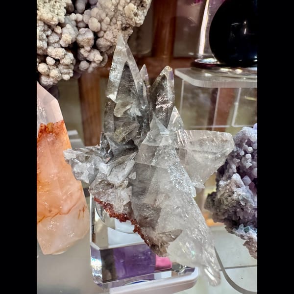 Swallowtail Calcite Cluster 5.5 cm — detail view