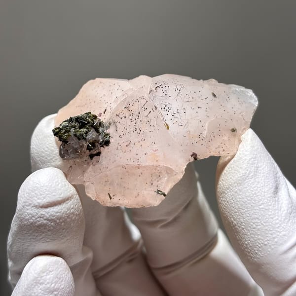 Quartz with Epidote Sichuan 4.7 cm — alternate view