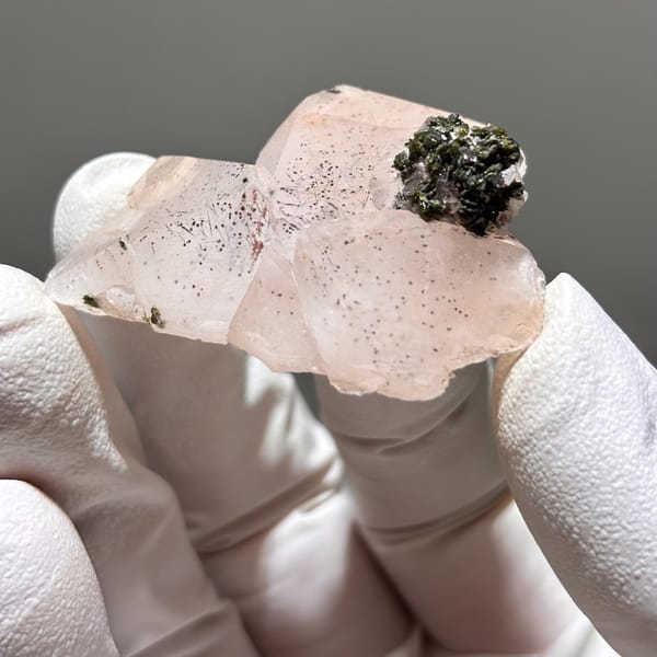 Quartz with Epidote Sichuan 4.7 cm — alternate view