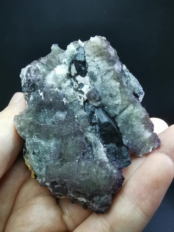 Second complete face of the exact Huanggangliang fluorite specimen
