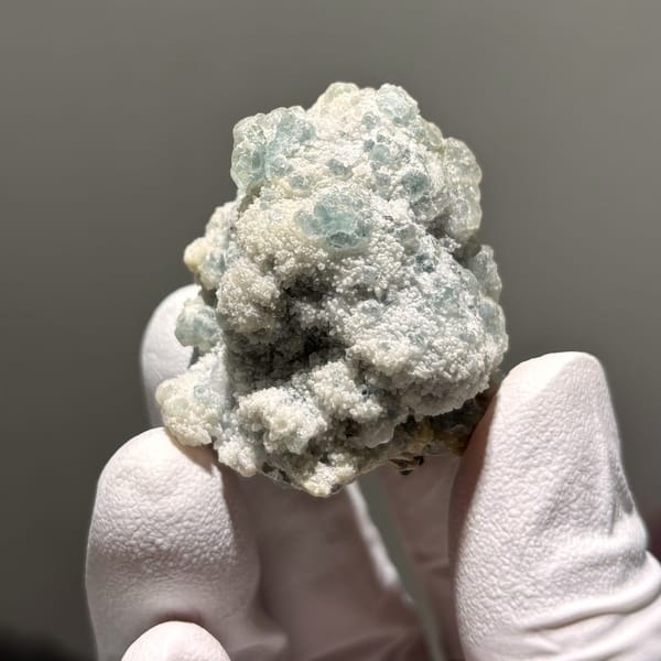 Fluorite with Quartz B Inner Mongolia 4.0 cm — alternate view