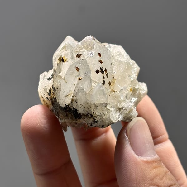 Quartz Cluster B Tibet 4.5 cm — complete view
