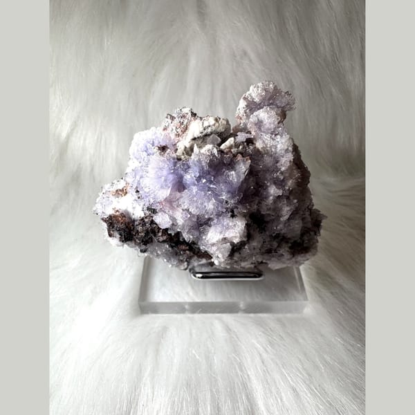Purple Gypsum Cluster 7.2 cm — alternate view