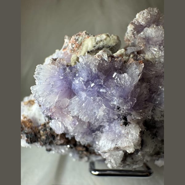 Purple Gypsum Cluster 7.2 cm — alternate view