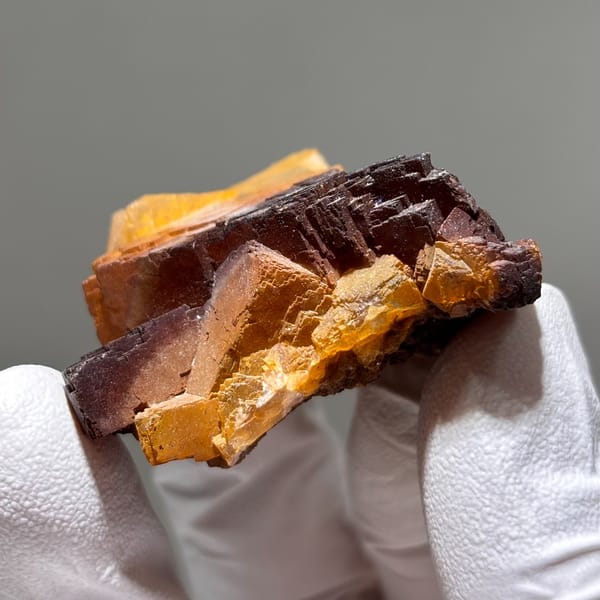 Fluorite with Yellow Skin Guizhou 4.3 cm — alternate view
