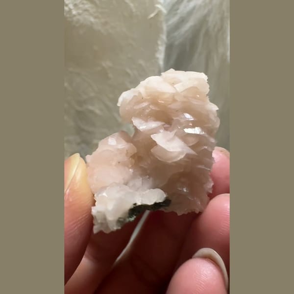 Pink Calcite Flower Cluster Inner Mongolia 4.0 cm — complete view