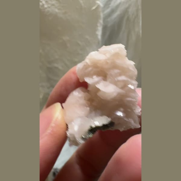 Pink Calcite Flower Cluster Inner Mongolia 4.0 cm — alternate view