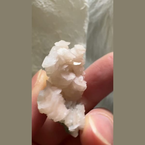 Pink Calcite Flower Cluster Inner Mongolia 4.0 cm — alternate view