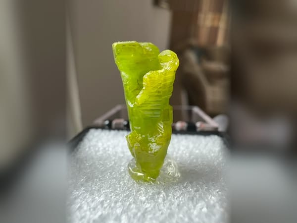 Pyromorphite Crystal Cluster, Goblet Form Collector Mineral Specimen — complete view