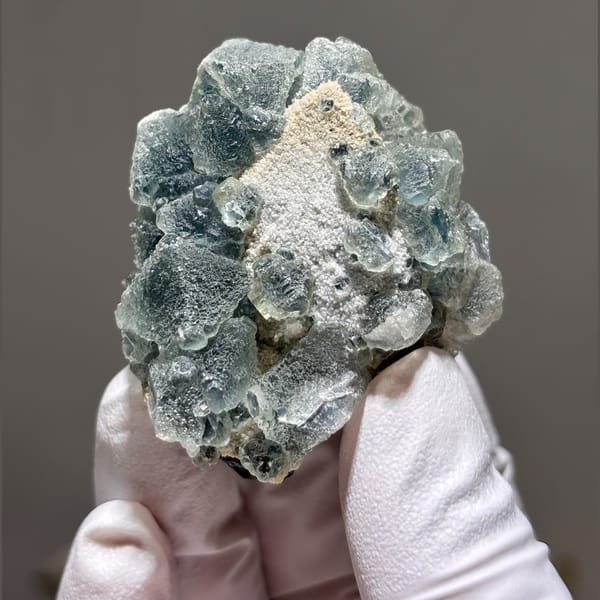 Fluorite with Quartz Inner Mongolia 5.1 cm — complete view