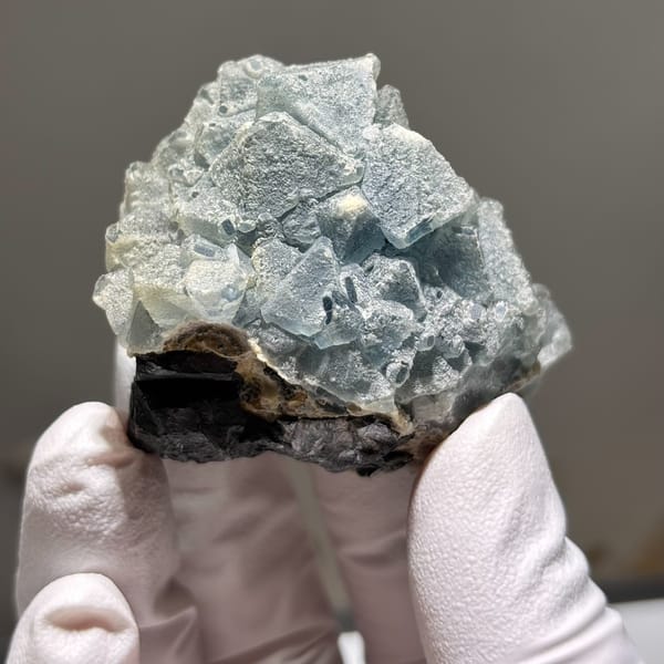 Fluorite with Quartz Inner Mongolia 5.1 cm — alternate view