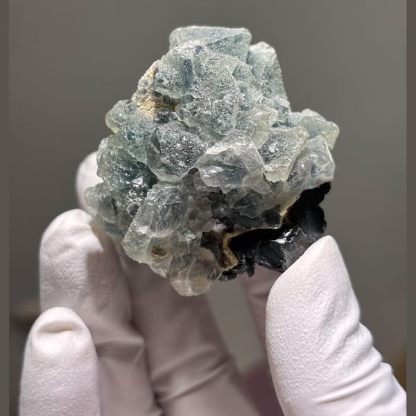 Fluorite with Quartz Inner Mongolia 5.1 cm — alternate view
