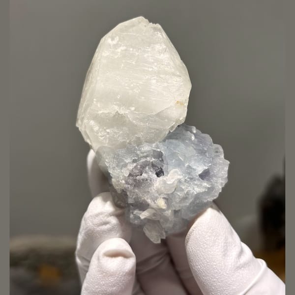 Quartz with Fluorite Guangxi 6.9 cm — alternate view