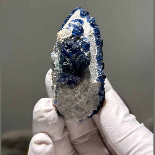 Blueberry Fluorite Floater Inner Mongolia 5.7 cm — alternate view