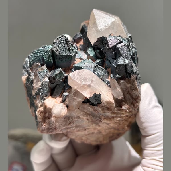 Quartz with Limonite Madagascar 10.5 cm — complete view