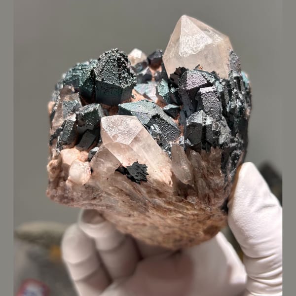 Quartz with Limonite Madagascar 10.5 cm — alternate view