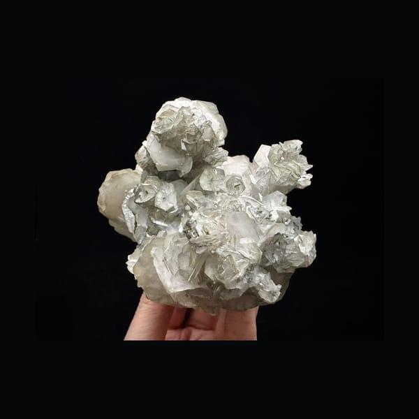 Layered Petal Calcite Cluster from Inner Mongolia — full specimen view 1 of 3