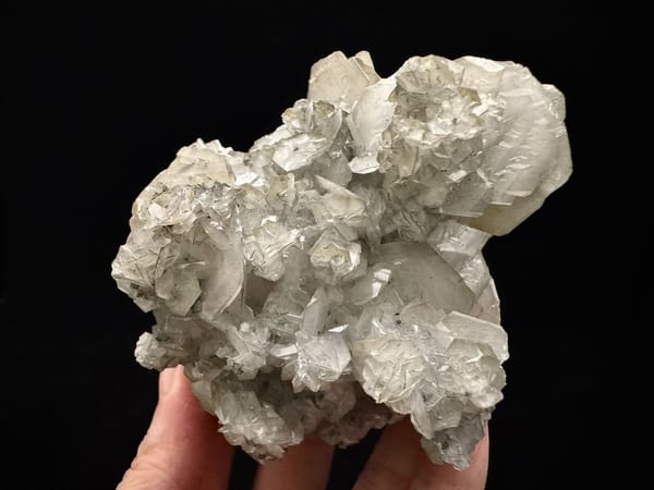 Layered Petal Calcite Cluster from Inner Mongolia — full specimen view 2 of 3
