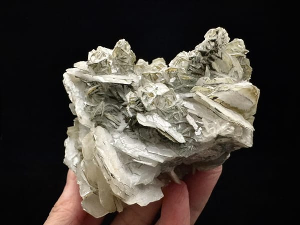 Layered Petal Calcite Cluster from Inner Mongolia — full specimen view 3 of 3