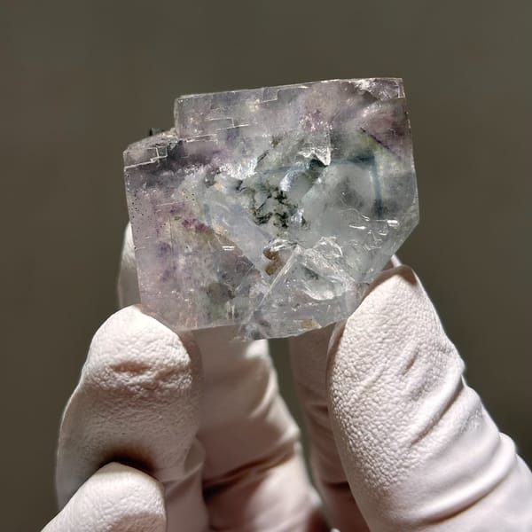 Fluorite with Scheelite Yaogangxian 3.4 cm — complete view