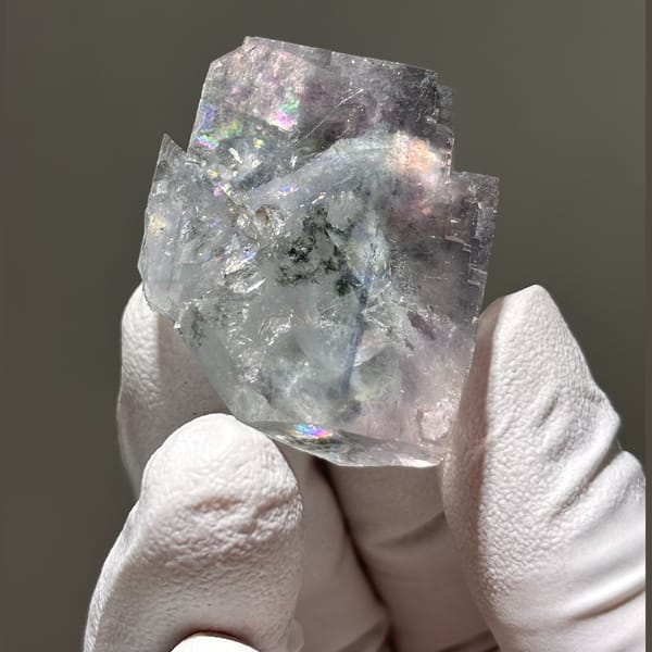 Fluorite with Scheelite Yaogangxian 3.4 cm — alternate view