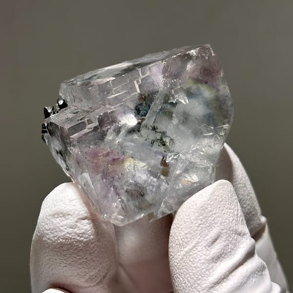 Fluorite with Scheelite Yaogangxian 3.4 cm — alternate view